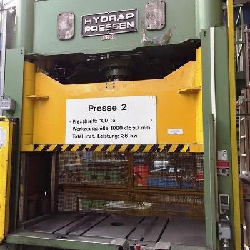 Hydraulic Double-Column (Drawing) Press HYDRAP HPD-S 100 (UVV)