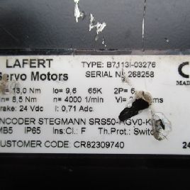 Servomoteur Lafert B7113I-03276 (CR82309740)