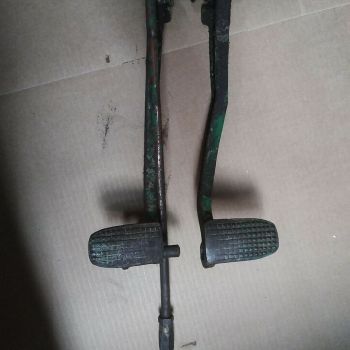 Deutz D30 pedal shaft brake pedals tie rods tractor tractor