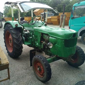 Deutz D4005 tractor tractor part dispenser disassembly vintage cars