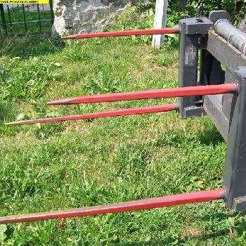 ALÖ / Quicke TELESCOPIC ACCESSORIES Bale skewer 2 Zinc