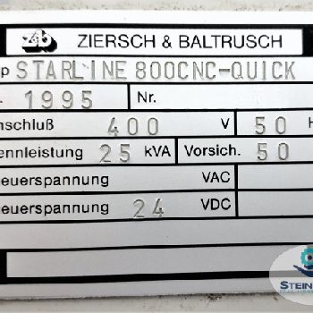 Surface grinding machine ZIERSCH & amp; BALTRUSCH Starline 800