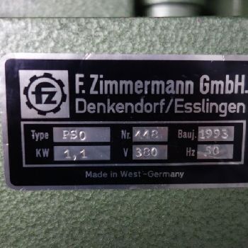 40.131 Profile belt sander, Zimmermann, PS0