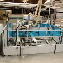 Centro CNC de mecanizado-mandrinado-prensado para frentes especiales WEEKE Profiline ABS 110