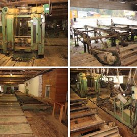 Round Timber Cutting Plant Esterer Saw Gate