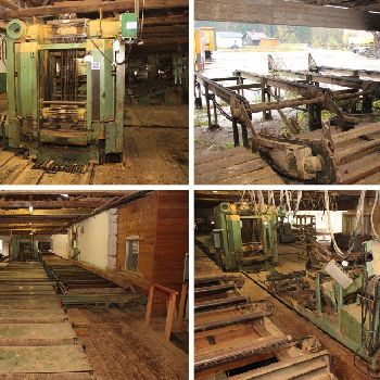 Round Timber Cutting Plant Esterer Saw Gate