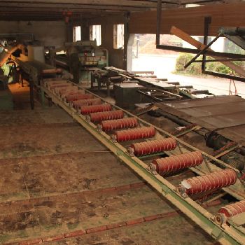 Round Timber Cutting Plant Esterer Saw Gate