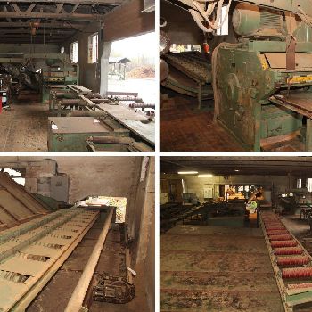 Round Timber Cutting Plant Esterer Saw Gate