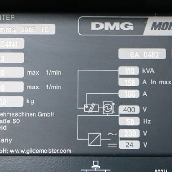 DMG CTX gamma 3000 TC CNC Turn &amp; Mill Machining Center