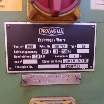 PRÄWEMA DA-151 Gear deburring machine