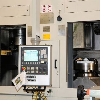 HESSAPP DVT 550 L Two-Spindle Pick-Up Vertical Lathe​​​​​​​