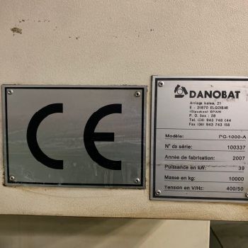 DANOBAT PG 1000 A External Cylindrical Grinding Machine