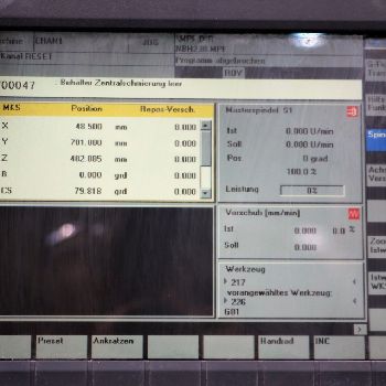 HÜLLER HILLE nbh 230-4 R Horizontal Machining Centre