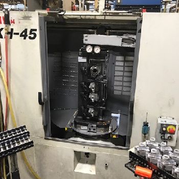 Kiwa#KH45, 4-Axis 400mm,12000 RPM,60 ATC,Cat 40,Fanuc 31iMA,2008,#103491