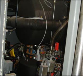 EdwardsLYOFLEX 4, freeze dryer,4 sq.ft.,17.6 lb.ice capacity w/vacuum pump,chiller package &amp; controls,1991,#27497