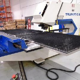 22 Ton,Trumpf#TC2000R, CNC punch &amp; contouring machine,55" x 50 table,9 station ATC