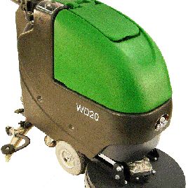 Bulldog # WD20, autolaveuse à pied, entraînement par traction de 20 ", alimentée par batterie