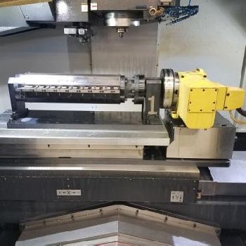 Doosan #DNM5700, 30+1 SMTC, 41" X,22 Y,20 Z, 12k RPM, #40, Fanuc I, probe, 2017, #81696