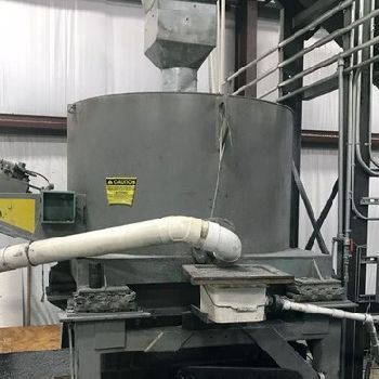 CMI#CW20, continuous chip wringer with motor, used