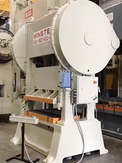 150 Ton,Minster#S2, 10" str,25 SH,60 x 48 bed,30 SPM,recond,under power,1955,#sr5583