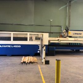 Trumpf # TRUMATIC-L4030, 4000 vatios, mesa de Co2,6 'x12', SiemensSinumerik 840D, '04, # 81575