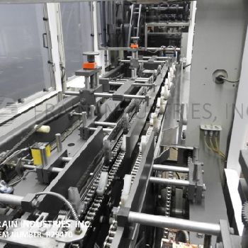 Kodiak#901HD-120, semi-automatic, horizontal, hot melt glue cartoner, 25-120 cartons per minute