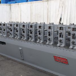 10 Stand,Ardcor#F-15, rollformer, 2" shaft diameter,12 roll space,30 HP,coolant,#71976