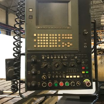 4.3"Kuraki#KBT-11WA, 78.7 X,59 X,57 Z,55x62.9 table,BT50,3k RPM,Fanuc 16iM,1997/98