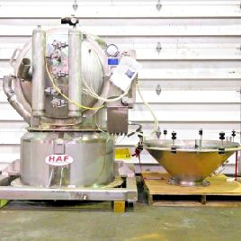 HAF#HL3200HLFG-CNW-RH, filter sanitary receiver, 304 Stainless Steel, vibratory motor 480 force/lbs, 0.13 HP, 1800 RPM, 2007