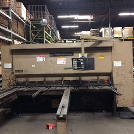 1/2" x 10’Cincinnati#5000FSU, hyd shear,48 FOPBG,13 holddowns,19-53 SPM,40 HP,1990