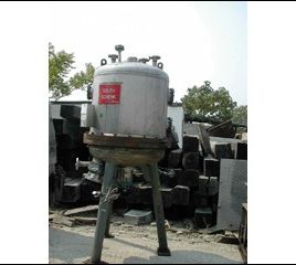 Schenk#ZHF-SR-10-KL, centrifugal discharge pressure filter,Stainless Steel,75 psi @ 212Â°F,bolt on bottom head,on legs,#20918