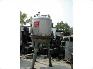 Schenk#ZHF-SR-10-KL, centrifugal discharge pressure filter,Stainless Steel,75 psi @ 212Â°F,bolt on bottom head,on legs,#20918