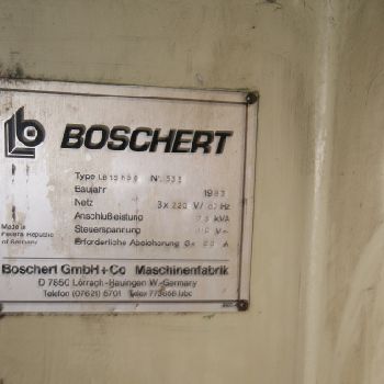Boschert#LB15-KS6, corner notcher, 8-7/8" x 8-7/8, #12225