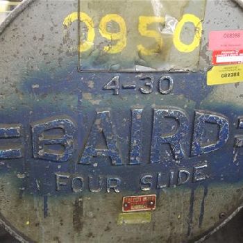 U.S. Baird#4-30, four-slide, 30" feed length, 1-1/4 strip width, 50 SPM, 5 HP, S37942
