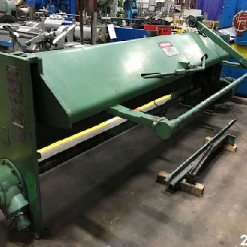 10 ga. x 10’Niagara#1R-10, air actuated clutch,24" FOMBG,5’ sq.arm,5 HP,#28028