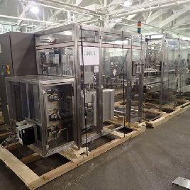 Filamatic#CUBITAINERbag in a box liquid filling system, rated up to 10 containers/minute,Stainless Steel,twin head filler,2007,#2937-10