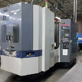 Mori-Seiki # SH-500, 24.8 "X, 23.6 Y, 25.6 Z, (2) 19.7 x 19.7 pllts, 12k tr / min, 40-ATC, # 30422