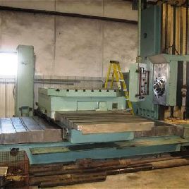 6.3 "Kolomna # 2N637F1, aléseuse, 50 ISO, table rotative 63 x 71, 55 courses transversales, 1000 tr / min, 30 CV, # B550029