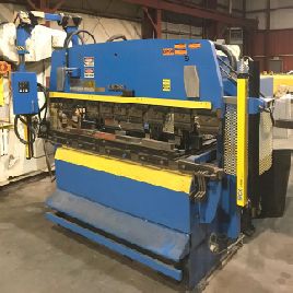 55 тонн, Amada # RG-50, гидравлическая 3-осевая, 6,8 ° OA, 59,8 "BH, 3,9 такта, контроллер NC-9EXII, BG, 1990