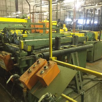 60" x .065Rowe, 40000 lb.,10-160 FPM,coil car,coil reel sgl.mandrel,straightener