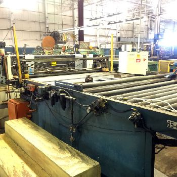 60" x .065Rowe, 40000 lb.,10-160 FPM,coil car,coil reel sgl.mandrel,straightener