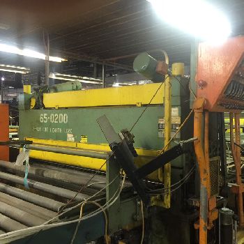 60" x .065Rowe, 40000 lb.,10-160 FPM,coil car,coil reel sgl.mandrel,straightener