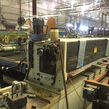 60" x .065Rowe, 40000 lb.,10-160 FPM,coil car,coil reel sgl.mandrel,straightener