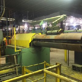 60" x .065Rowe, 40000 lb.,10-160 FPM,coil car,coil reel sgl.mandrel,straightener