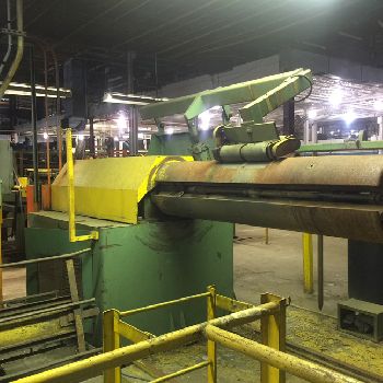 60" x .065Rowe, 40000 lb.,10-160 FPM,coil car,coil reel sgl.mandrel,straightener