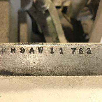 9" x 16Kalamazoo#H9AW, horizontal band saw