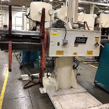 15000 lb.Colt30" W coil reel,Perfecto powered straightener,30 W x 0.125,CWP servo feed