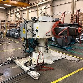 15000 lb.Colt30" W coil reel,Perfecto powered straightener,30 W x 0.125,CWP servo feed