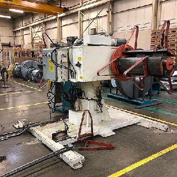 15000 lb.Colt30" W coil reel,Perfecto powered straightener,30 W x 0.125,CWP servo feed