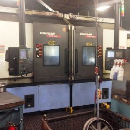 Doosan Puma #V550, Fanuc Oi-TD,31.5" swing,29.5 length,16 chuck,chip conv,2012,#32220 (2 available)